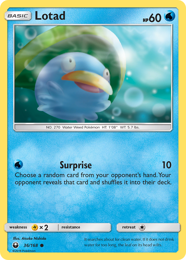 Lotad (36/168) [Sun & Moon: Celestial Storm] | Gear Gaming Bentonville