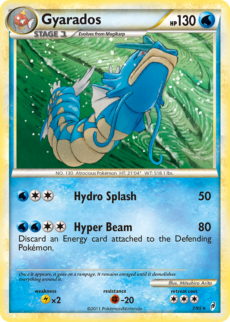 Gyarados (7/95) [HeartGold & SoulSilver: Call of Legends] | Gear Gaming Bentonville