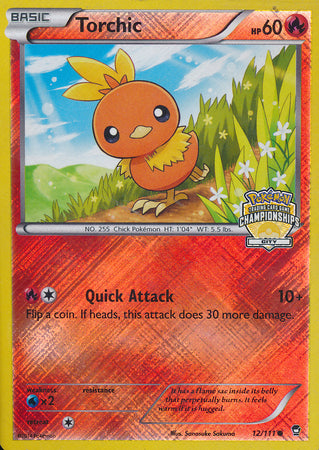 Torchic (12/111) (City Championship Promo) [XY: Furious Fists] | Gear Gaming Bentonville