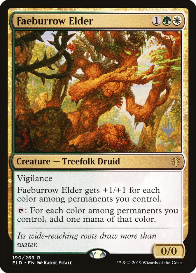 Faeburrow Elder (Promo Pack) [Throne of Eldraine Promos] | Gear Gaming Bentonville