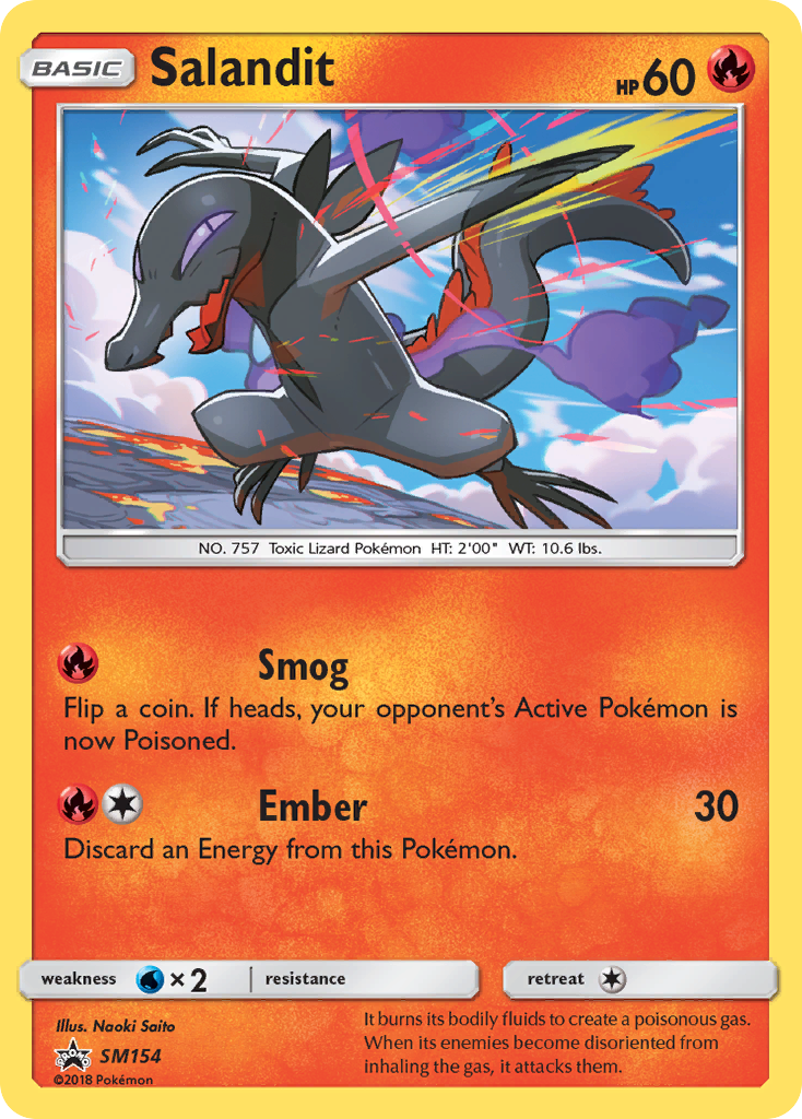 Salandit (SM154) [Sun & Moon: Black Star Promos] | Gear Gaming Bentonville