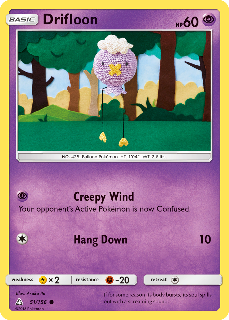 Drifloon (51/156) [Sun & Moon: Ultra Prism] | Gear Gaming Bentonville