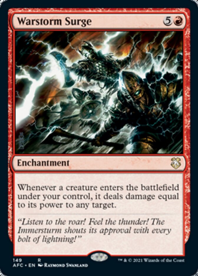 Warstorm Surge [Dungeons & Dragons: Adventures in the Forgotten Realms Commander] | Gear Gaming Bentonville