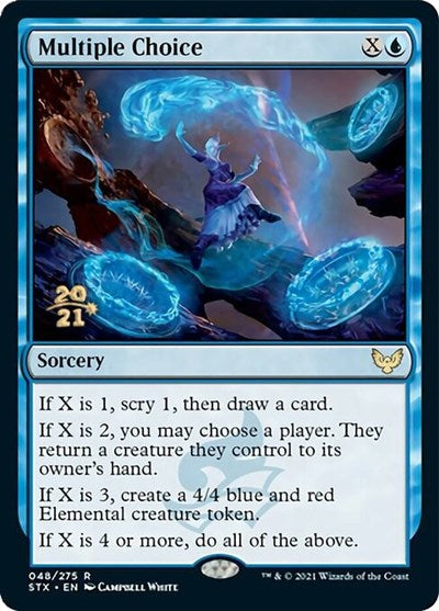 Multiple Choice [Strixhaven: School of Mages Prerelease Promos] | Gear Gaming Bentonville