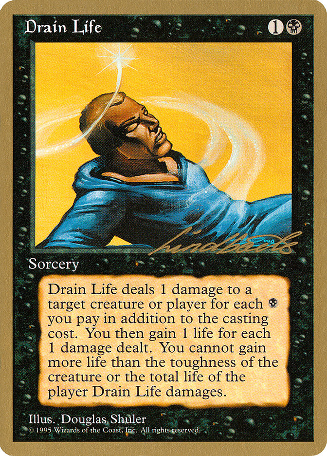 Drain Life (Leon Lindback) [Pro Tour Collector Set] | Gear Gaming Bentonville