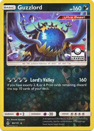 Guzzlord (80/131) (League Promo) [Sun & Moon: Forbidden Light] | Gear Gaming Bentonville