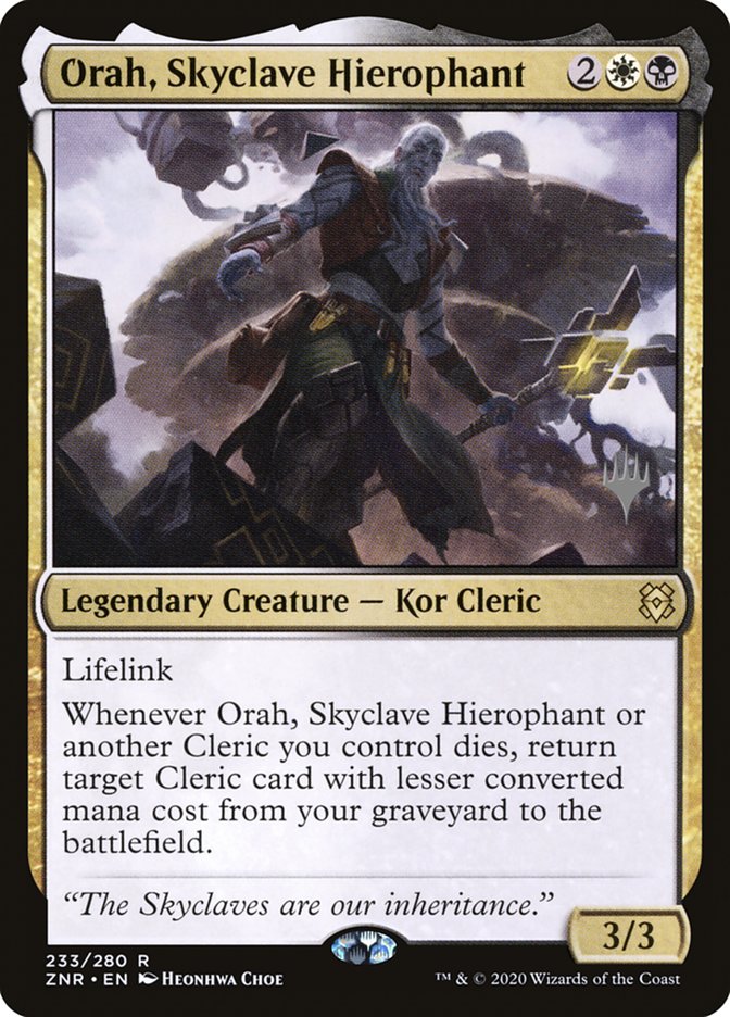 Orah, Skyclave Hierophant (Promo Pack) [Zendikar Rising Promos] | Gear Gaming Bentonville