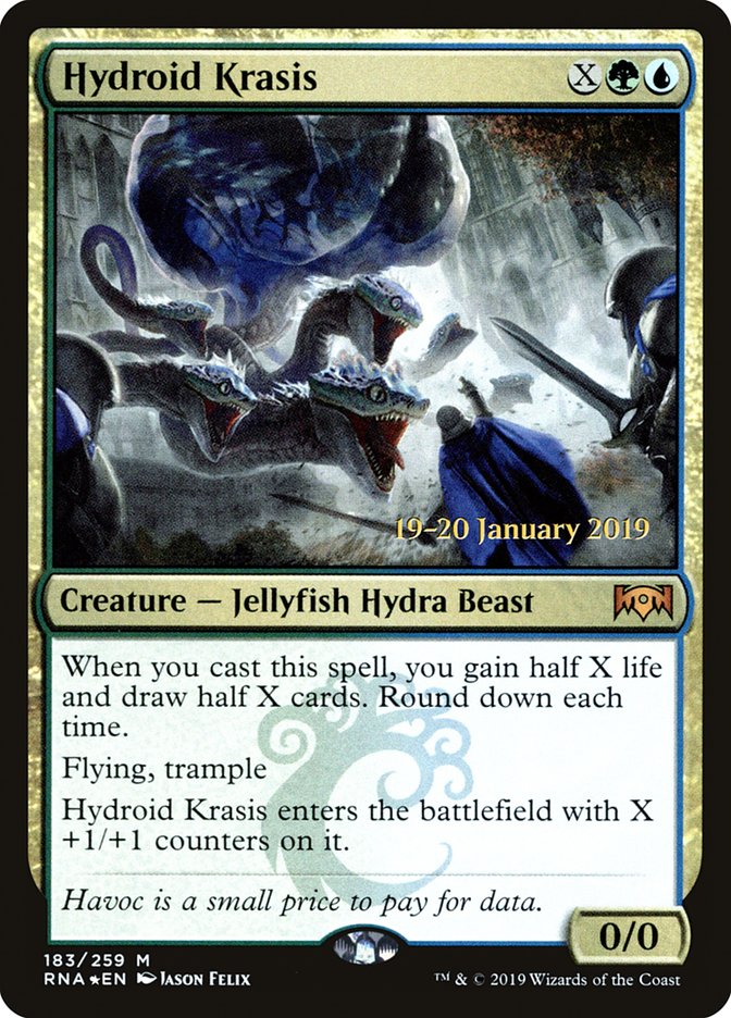 Hydroid Krasis [Ravnica Allegiance Prerelease Promos] | Gear Gaming Bentonville