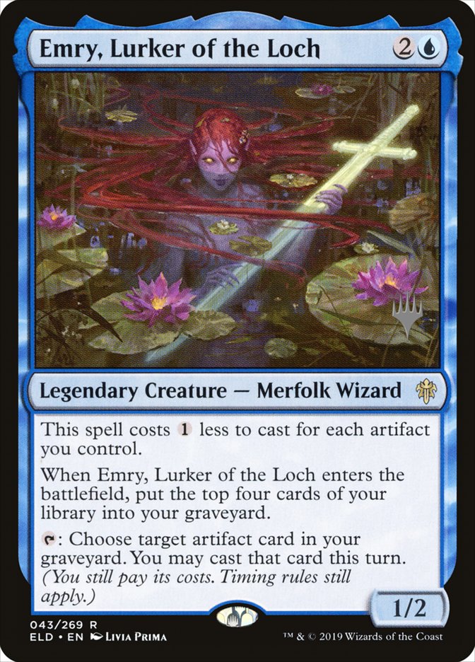 Emry, Lurker of the Loch (Promo Pack) [Throne of Eldraine Promos] | Gear Gaming Bentonville