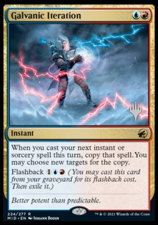 Galvanic Iteration (Promo Pack) [Innistrad: Midnight Hunt Promos] | Gear Gaming Bentonville