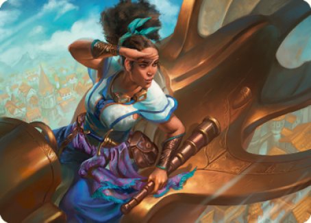 Talas Lookout Art Card [Dominaria United Art Series] | Gear Gaming Bentonville