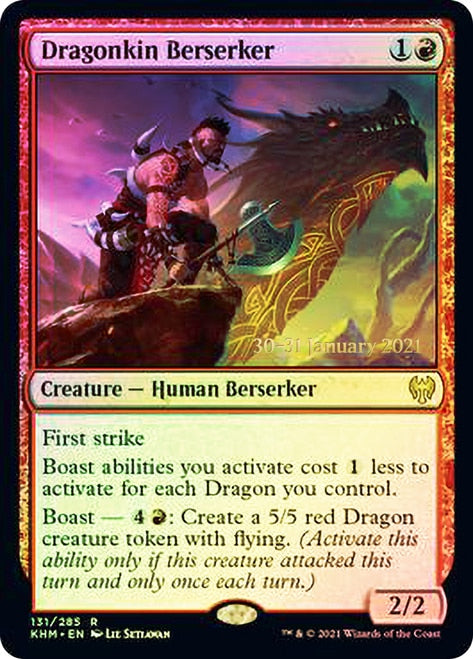 Dragonkin Berserker  [Kaldheim Prerelease Promos] | Gear Gaming Bentonville