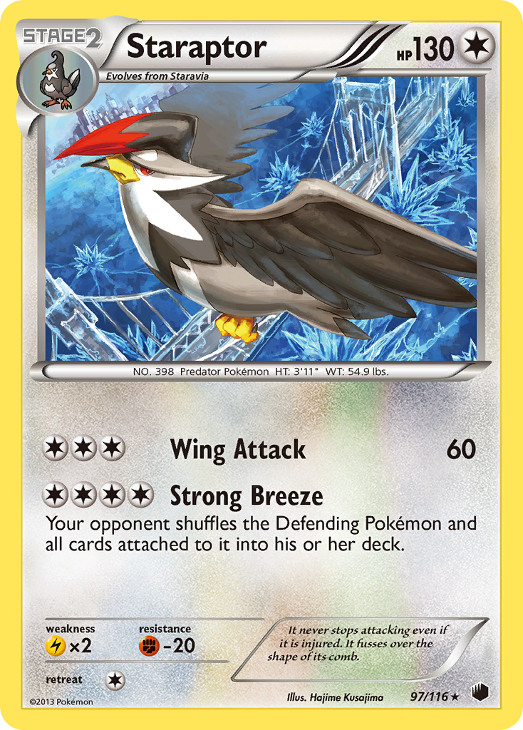 Staraptor (97/116) [Black & White: Plasma Freeze] | Gear Gaming Bentonville