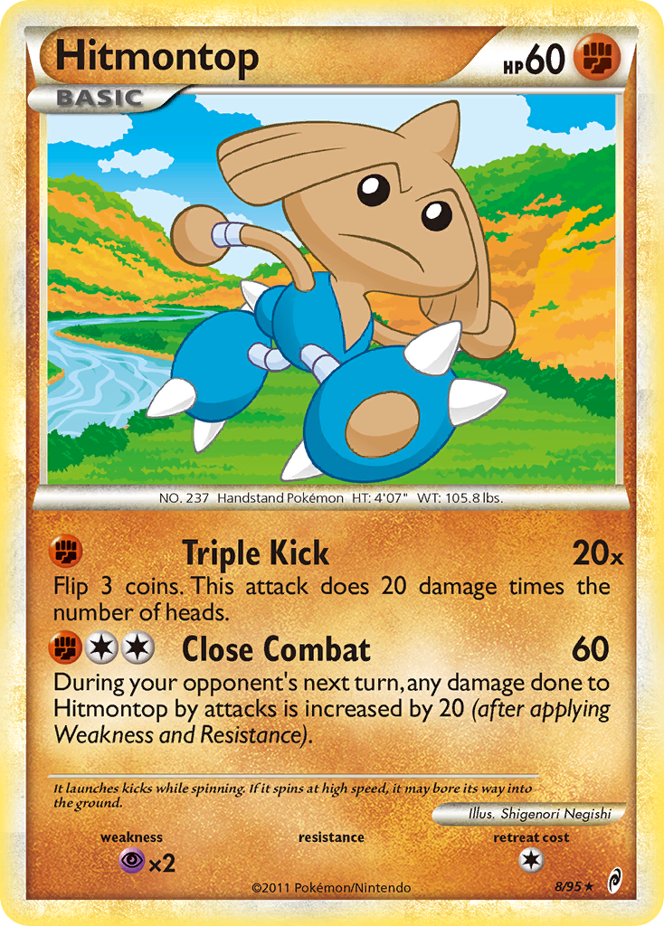 Hitmontop (8/95) [HeartGold & SoulSilver: Call of Legends] | Gear Gaming Bentonville