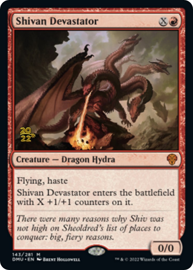 Shivan Devastator [Dominaria United Prerelease Promos] | Gear Gaming Bentonville