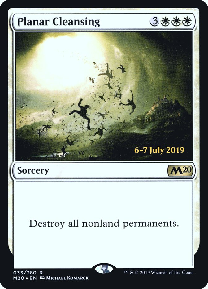 Planar Cleansing  [Core Set 2020 Prerelease Promos] | Gear Gaming Bentonville