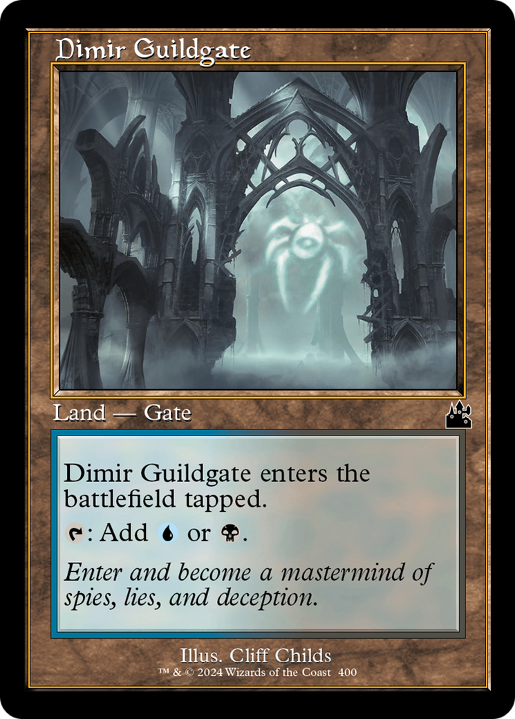 Dimir Guildgate (Retro Frame) [Ravnica Remastered] | Gear Gaming Bentonville