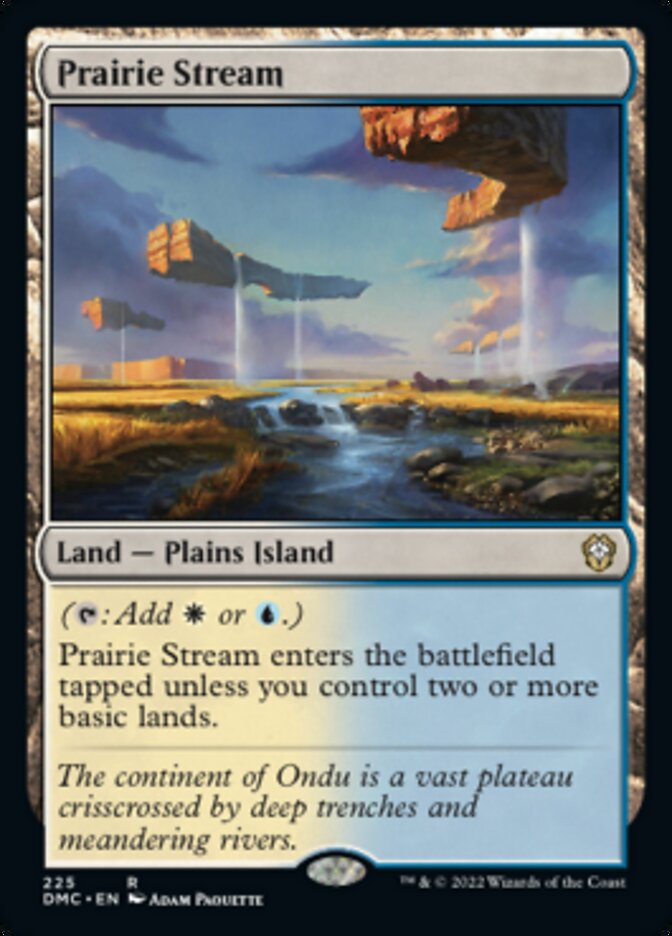 Prairie Stream [Dominaria United Commander] | Gear Gaming Bentonville