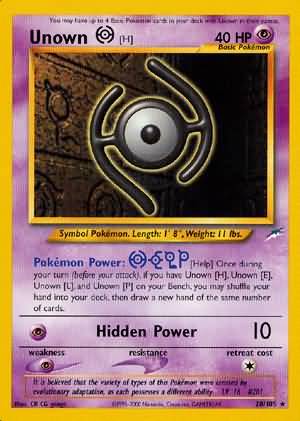 Unown [H] (28/105) [Neo Destiny Unlimited] | Gear Gaming Bentonville