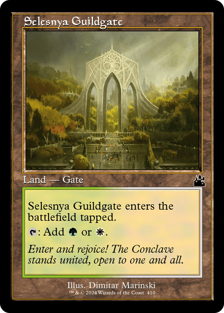 Selesnya Guildgate (Retro Frame) [Ravnica Remastered] | Gear Gaming Bentonville