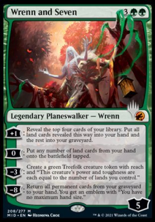 Wrenn and Seven (Promo Pack) [Innistrad: Midnight Hunt Promos] | Gear Gaming Bentonville