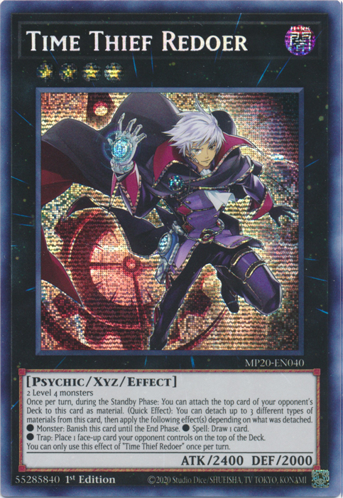 Time Thief Redoer [MP20-EN040] Prismatic Secret Rare | Gear Gaming Bentonville