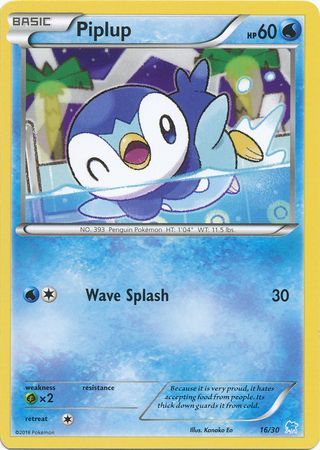 Piplup (16/30) [XY: Trainer Kit 3 - Suicune] | Gear Gaming Bentonville