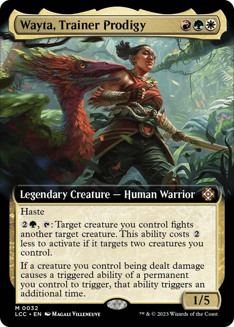 Wayta, Trainer Prodigy (Extended Art) [The Lost Caverns of Ixalan Commander] | Gear Gaming Bentonville