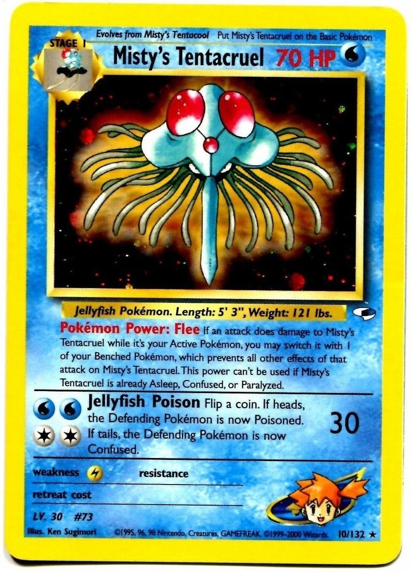 Misty's Tentacruel (10/132) [Gym Heroes Unlimited] | Gear Gaming Bentonville