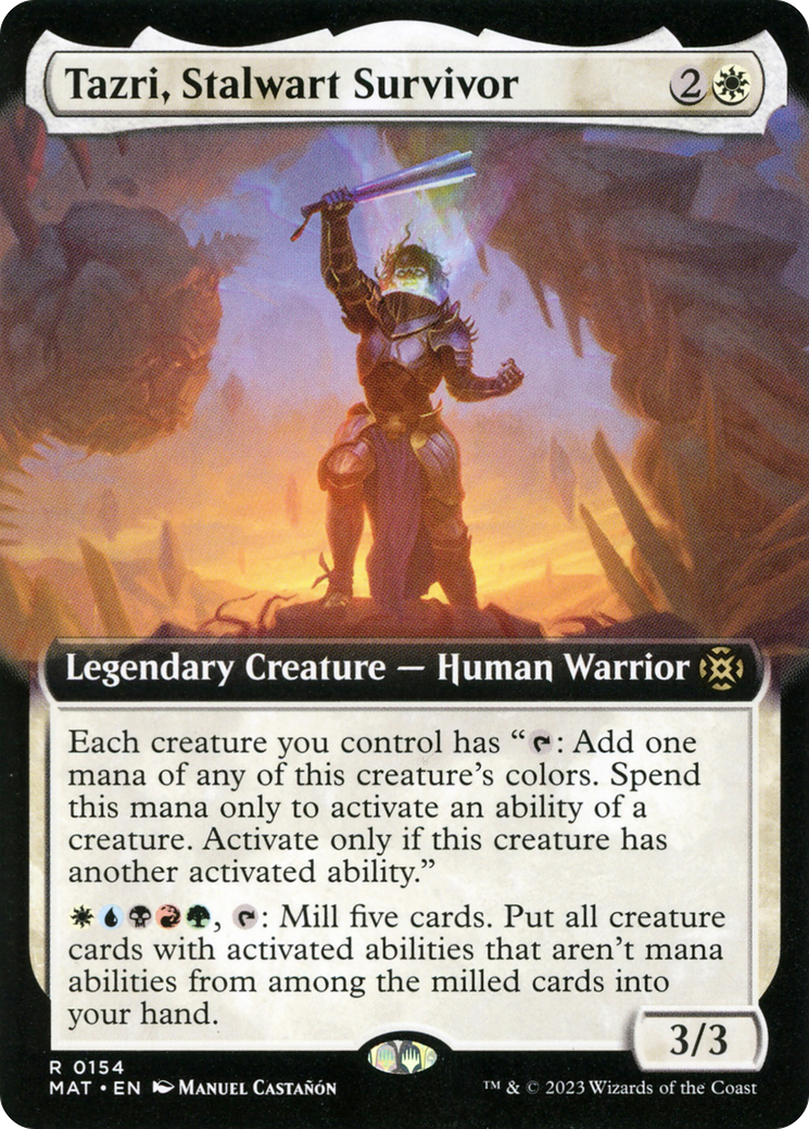 Tazri, Stalwart Survivor (Extended Art) [March of the Machine: The Aftermath] | Gear Gaming Bentonville