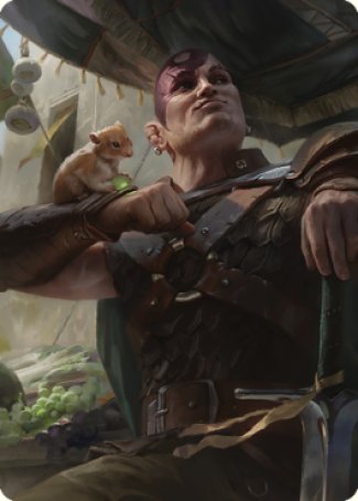 Minsc & Boo, Timeless Heroes Art Card (38) [Commander Legends: Battle for Baldur's Gate Art Series] | Gear Gaming Bentonville