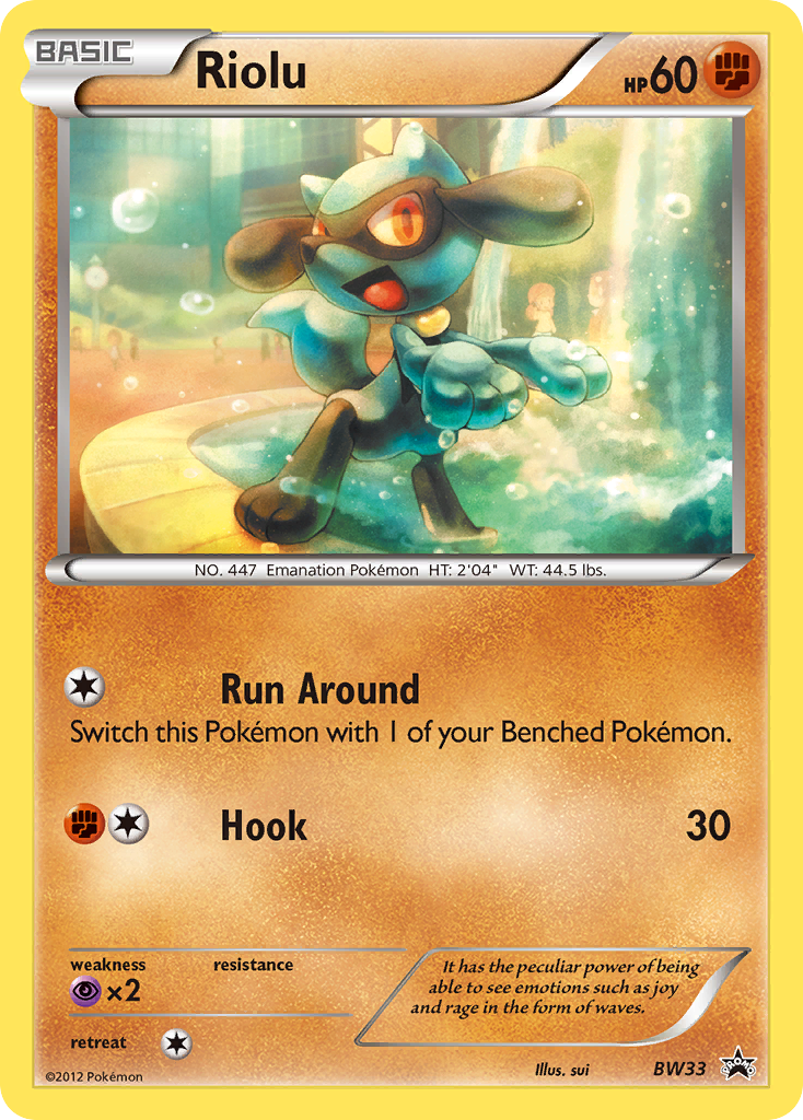 Riolu (BW33) [Black & White: Black Star Promos] | Gear Gaming Bentonville