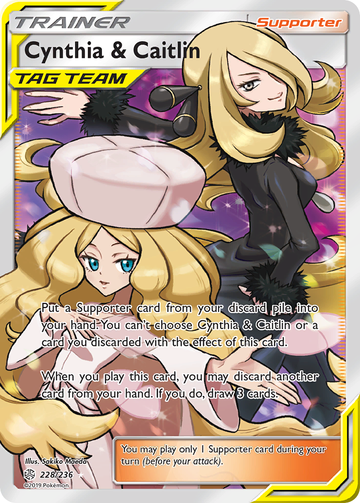 Cynthia & Caitlin (228/236) [Sun & Moon: Cosmic Eclipse] | Gear Gaming Bentonville