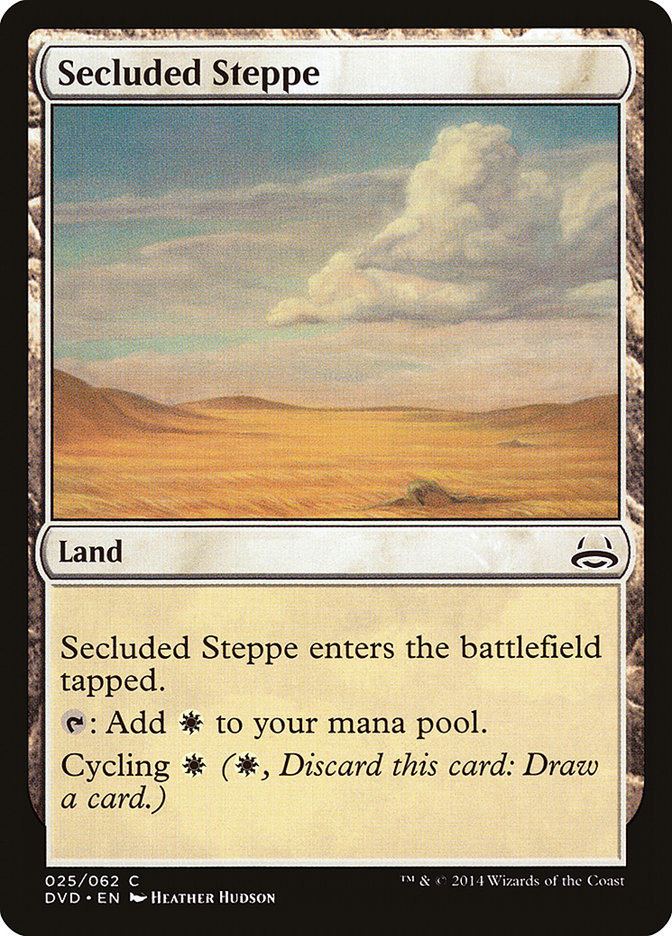 Secluded Steppe (Divine vs. Demonic) [Duel Decks Anthology] | Gear Gaming Bentonville