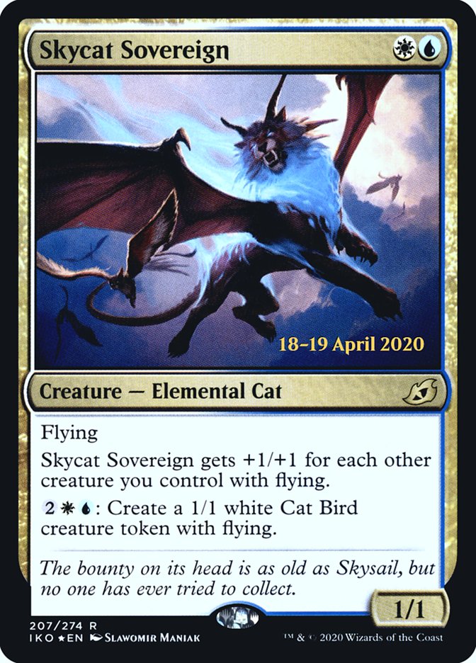 Skycat Sovereign  [Ikoria: Lair of Behemoths Prerelease Promos] | Gear Gaming Bentonville