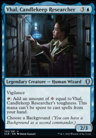 Vhal, Candlekeep Researcher [Commander Legends: Battle for Baldur's Gate] | Gear Gaming Bentonville