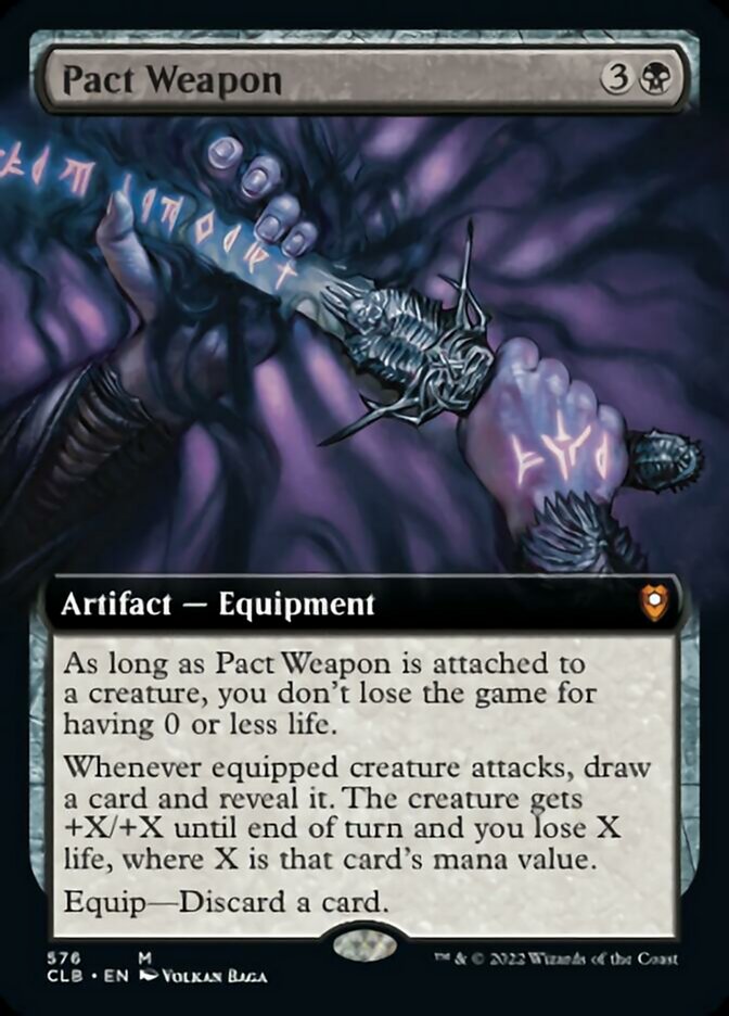 Pact Weapon (Extended Art) [Commander Legends: Battle for Baldur's Gate] | Gear Gaming Bentonville