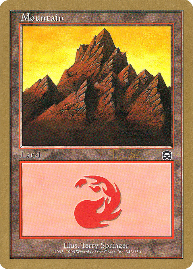 Mountain (jt343) (Jan Tomcani) (MMQ) [World Championship Decks 2001] | Gear Gaming Bentonville