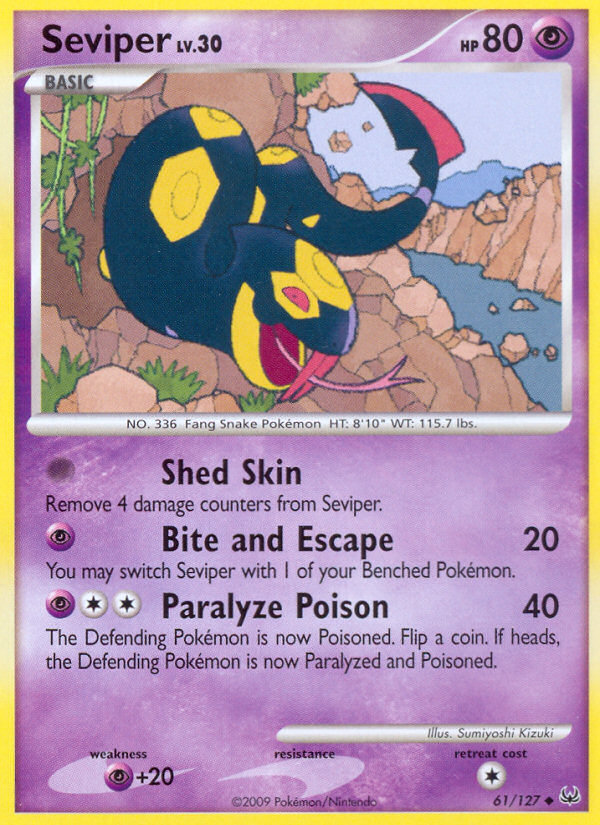 Seviper (61/127) [Platinum: Base Set] | Gear Gaming Bentonville