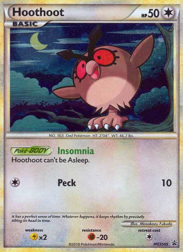 Hoothoot (HGSS05) [HeartGold & SoulSilver: Black Star Promos] | Gear Gaming Bentonville