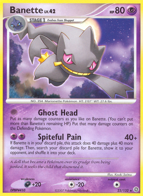 Banette (23/132) [Diamond & Pearl: Secret Wonders] | Gear Gaming Bentonville