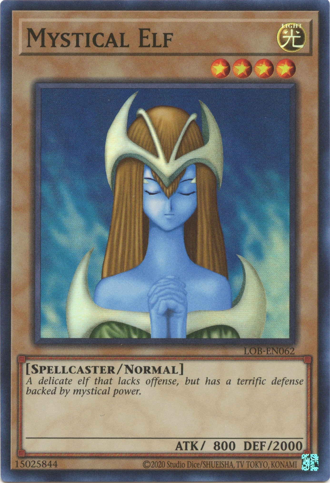 Mystical Elf (25th Anniversary) [LOB-EN062] Super Rare | Gear Gaming Bentonville