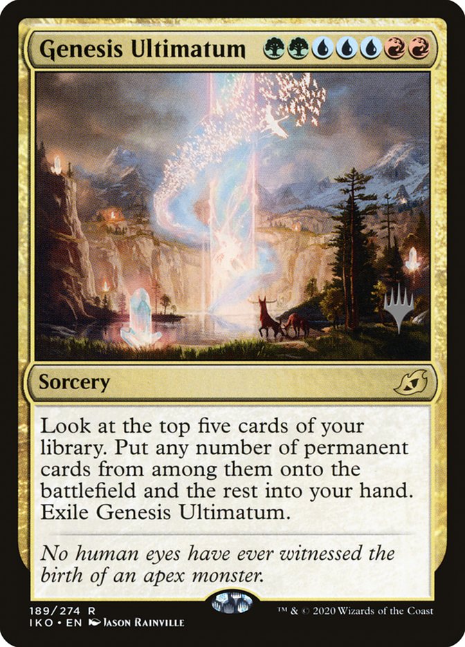 Genesis Ultimatum (Promo Pack) [Ikoria: Lair of Behemoths Promos] | Gear Gaming Bentonville