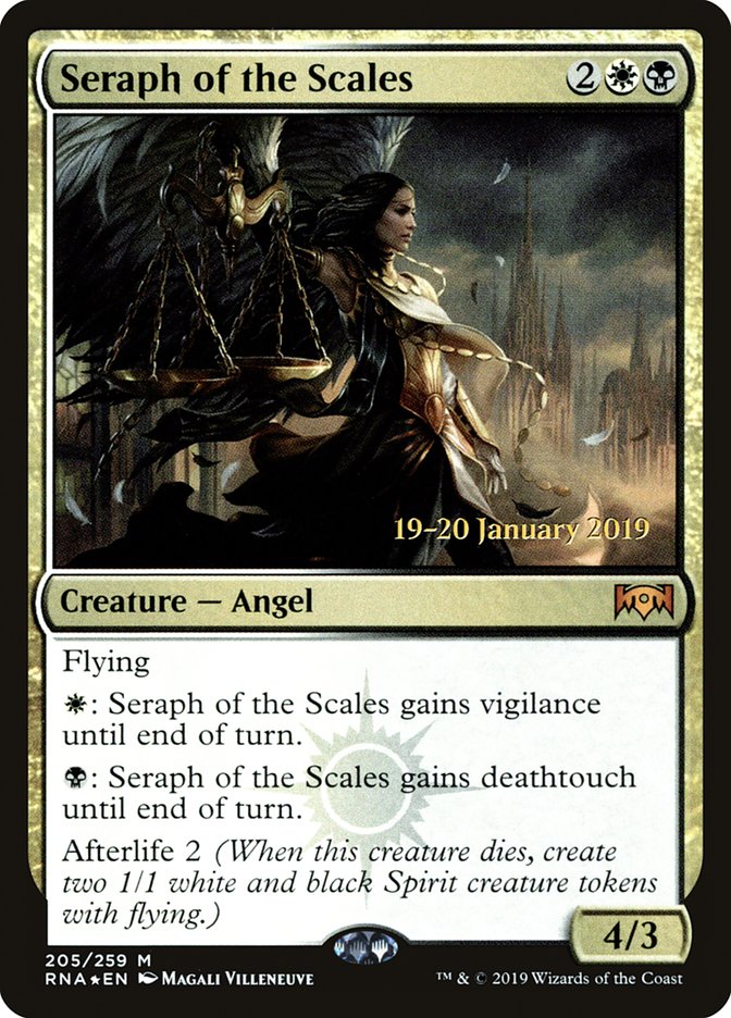 Seraph of the Scales [Ravnica Allegiance Prerelease Promos] | Gear Gaming Bentonville