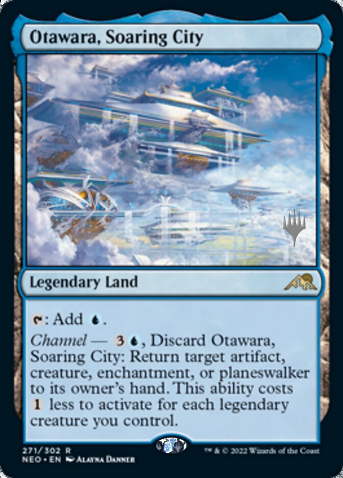 Otawara, Soaring City (Promo Pack) [Kamigawa: Neon Dynasty Promos] | Gear Gaming Bentonville