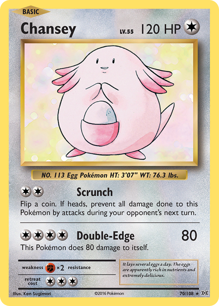 Chansey (70/108) [XY: Evolutions] | Gear Gaming Bentonville