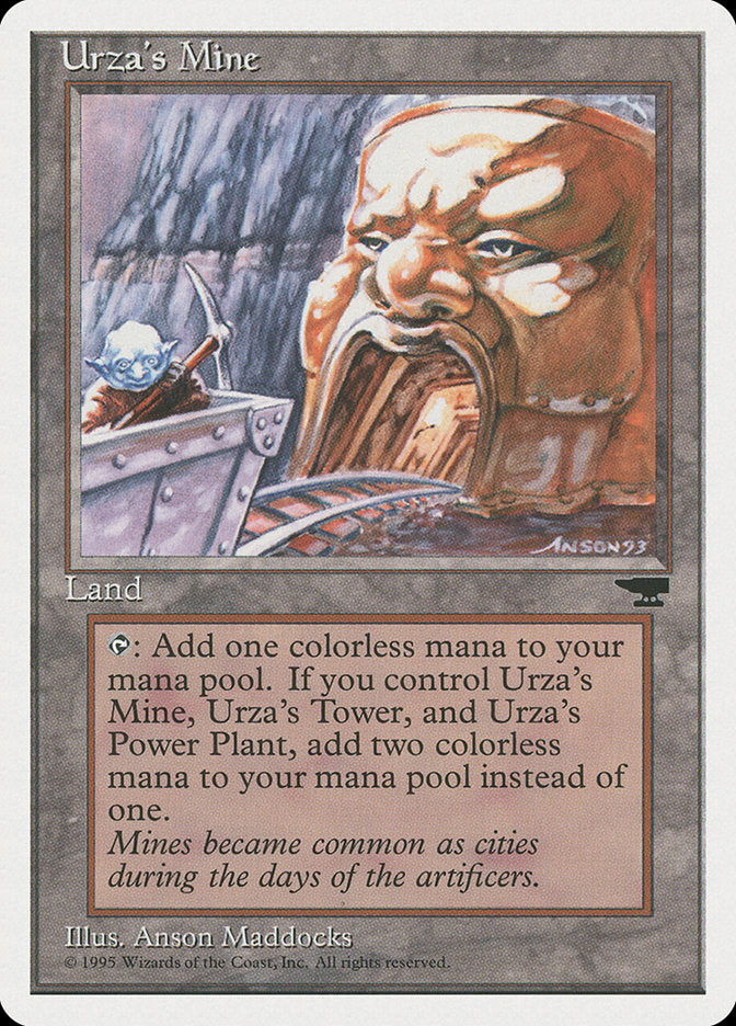 Urza's Mine (Mine Cart Entering Mouth) [Chronicles] | Gear Gaming Bentonville