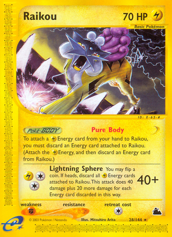 Raikou (28/144) [Skyridge] | Gear Gaming Bentonville