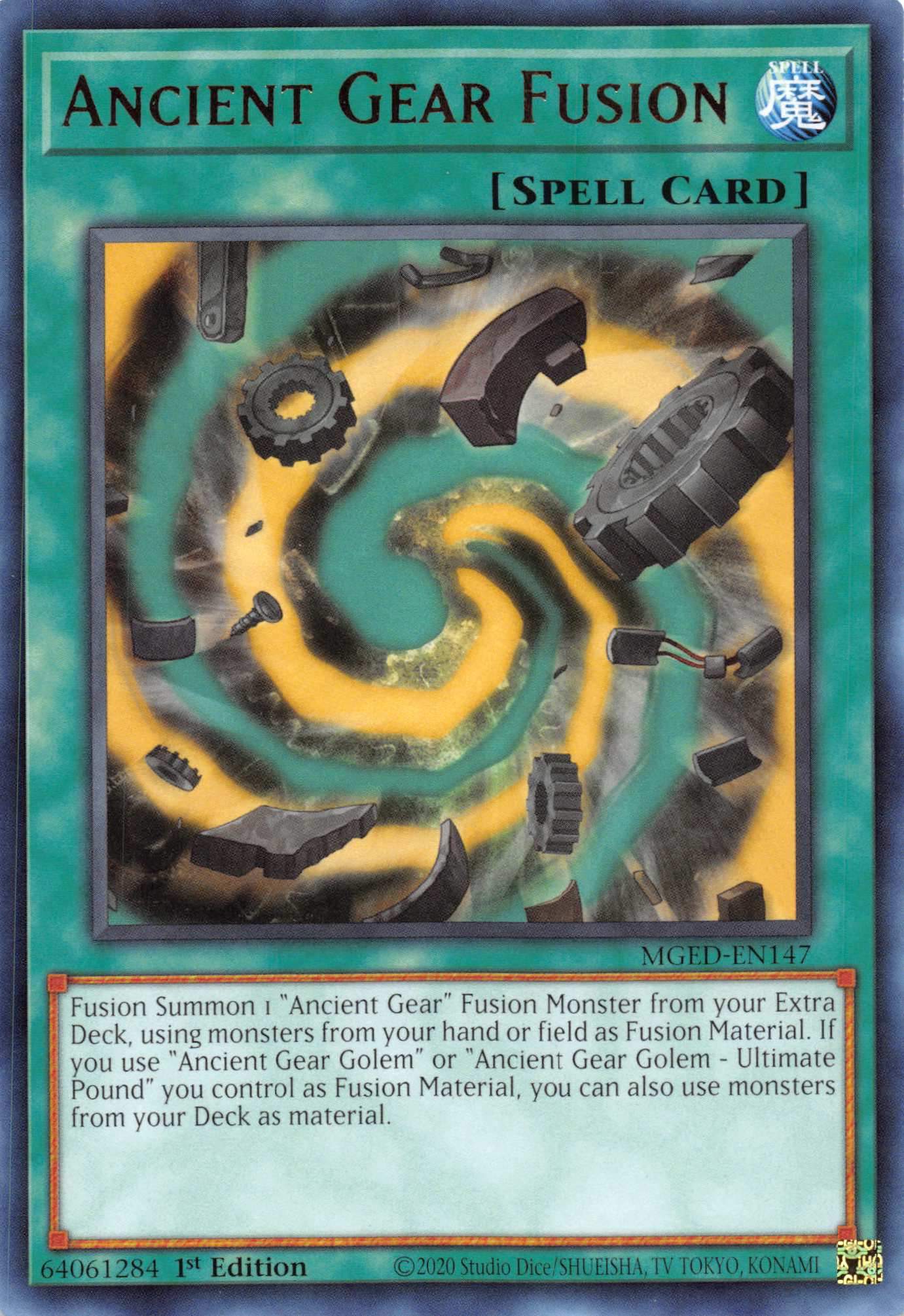 Ancient Gear Fusion [MGED-EN147] Rare | Gear Gaming Bentonville