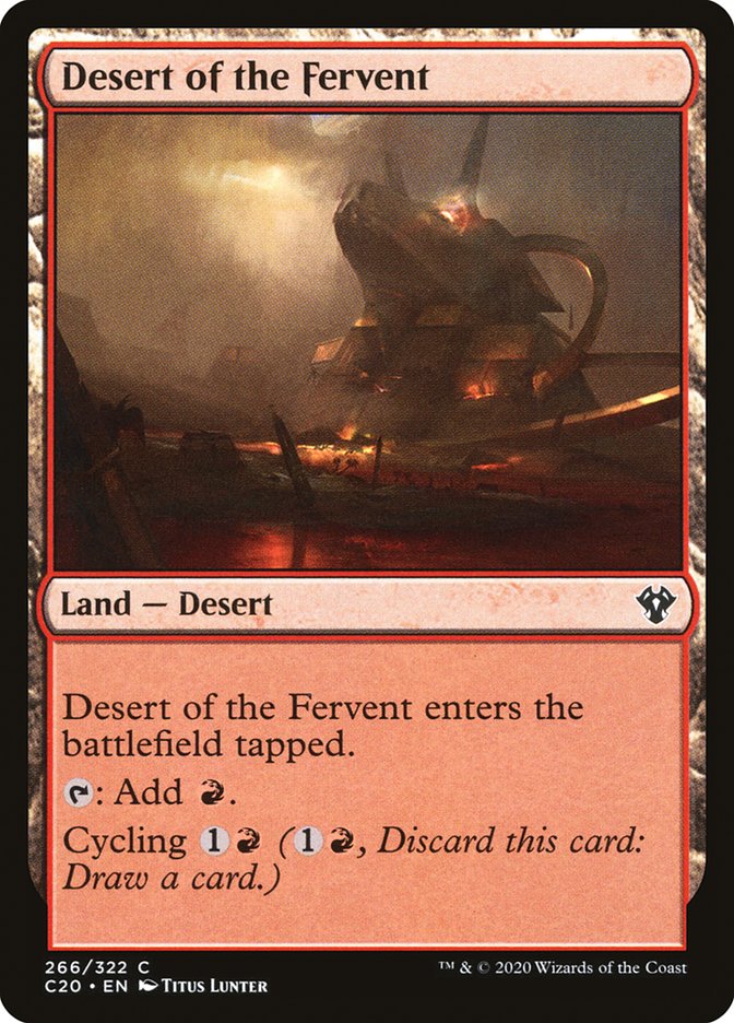 Desert of the Fervent [Commander 2020] | Gear Gaming Bentonville